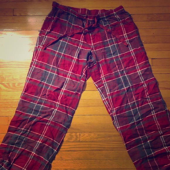 ~*NWT WOMENS GAP GAPBODY COMFY JAMMIE BOTTOMS SHORTS*~ BLUE SNOWFLAKES FANNEL